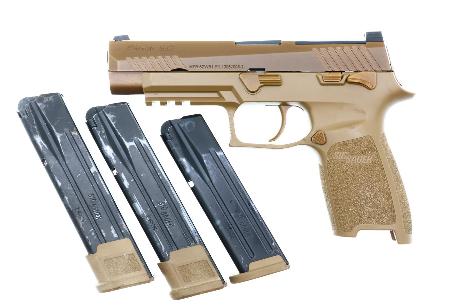 Sig Sauer US Military Surplus M17 Pistol, Boxed, TF000763, FB02354 - Image 5