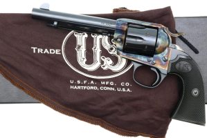 U.S. Bisley Revolver, Pouch & Literature, .45LC, 26283, FB02246