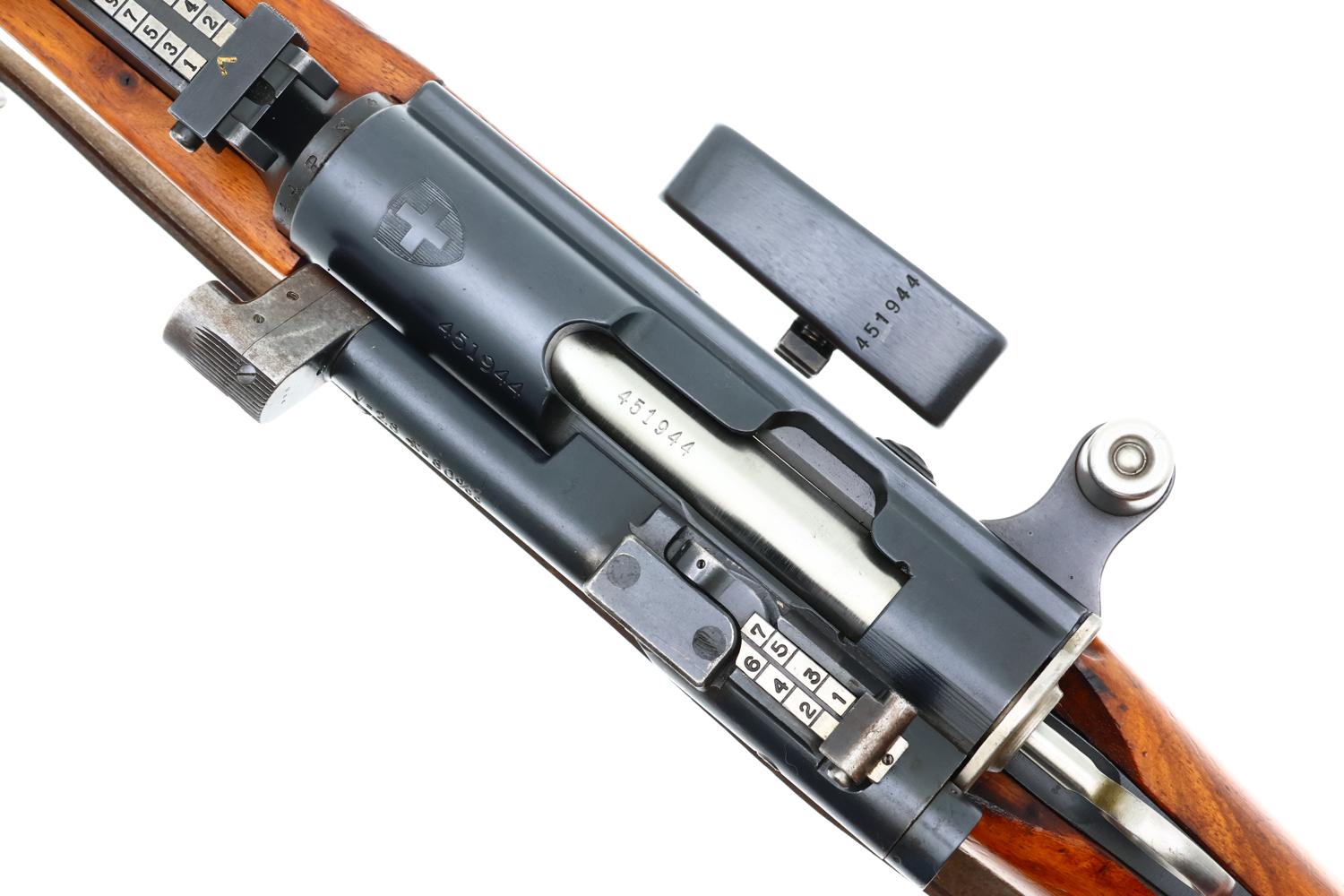 Bern K31-43, Swiss Military Sniper Rifle, Matching, 451944, FB02387