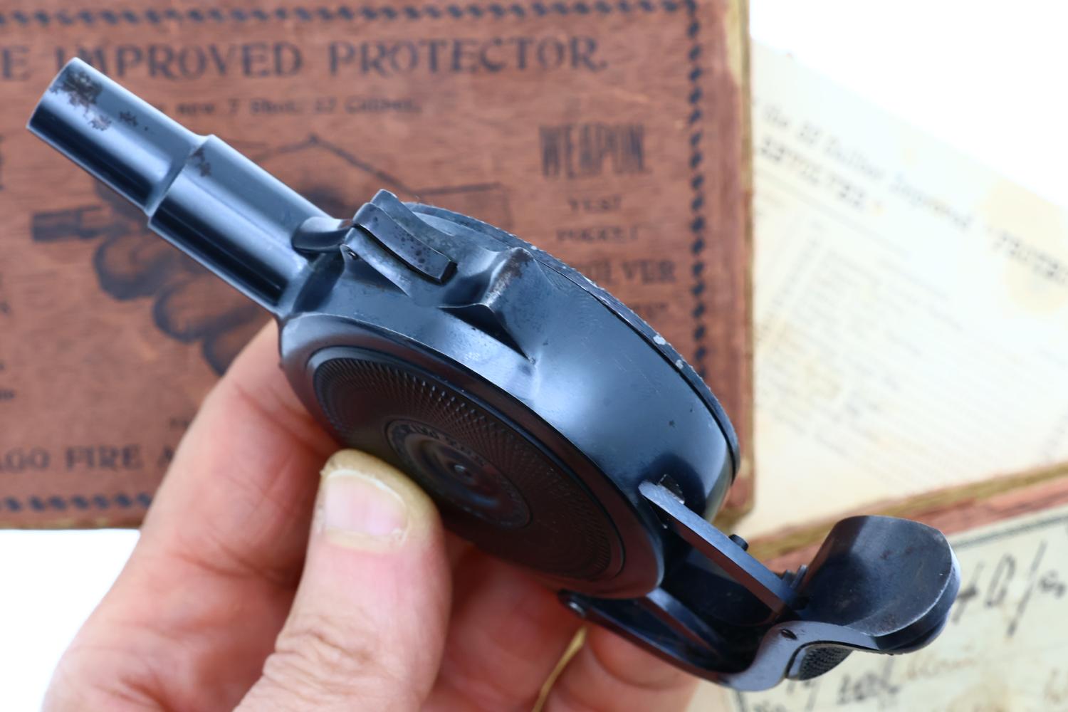 Chicago Fire Arms Co. Palm Pistol, Blued with Box, ANTIQUE, 5236, O-273 - Image 3