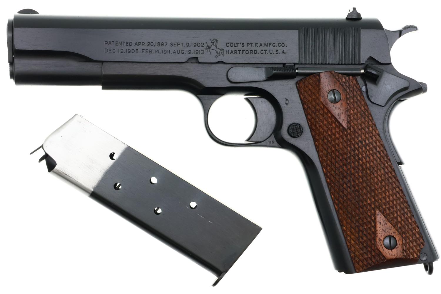 Colt 1911 US Military Pistol, Turnbull Restoration, 615031, FB02388