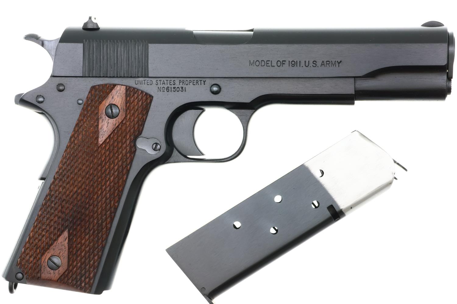 Colt 1911 US Military Pistol, Turnbull Restoration, 615031, FB02388 - Image 3