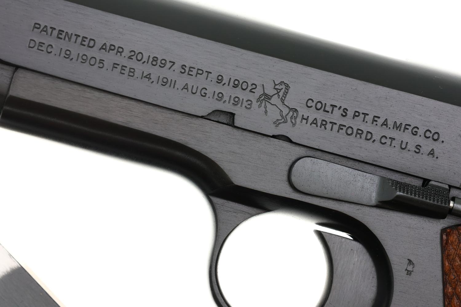 Colt 1911 US Military Pistol, Turnbull Restoration, 615031, FB02388 - Image 4