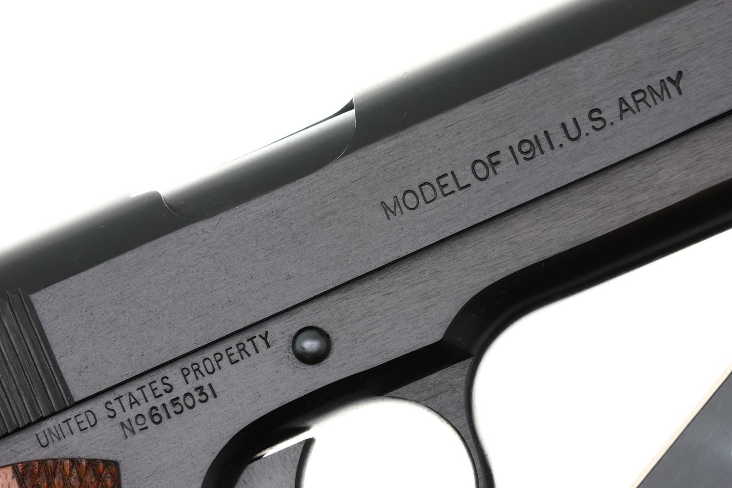 Colt 1911 US Military Pistol, Turnbull Restoration, 615031, FB02388 - Image 5
