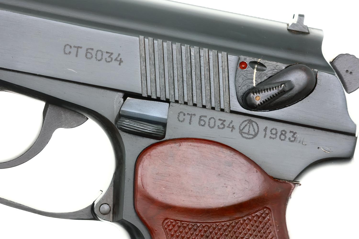 Russian Izhevsk Arsenal Military Makarov Pistol, 1983 Date, CT6034, FB00452