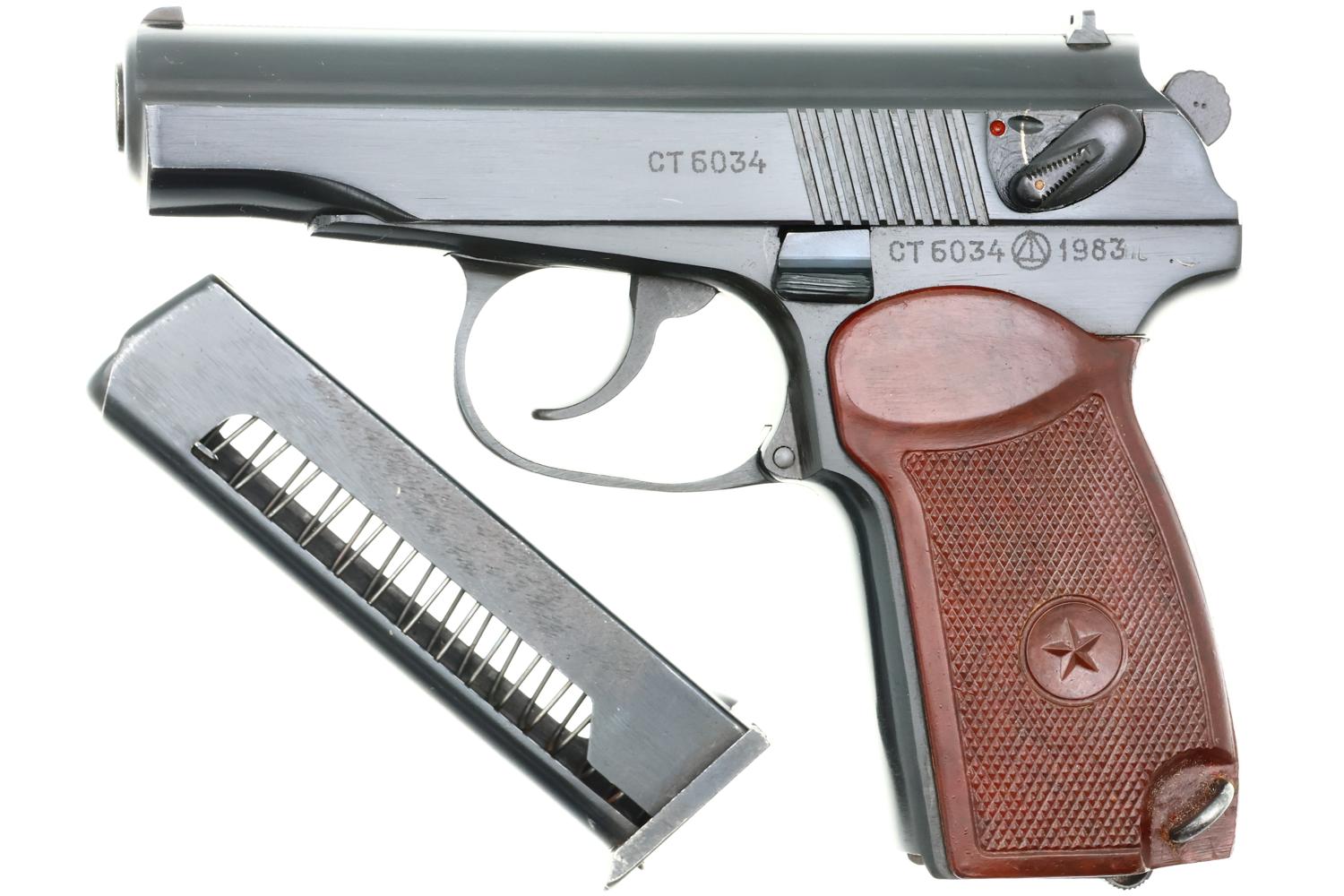 Russian Izhevsk Arsenal Military Makarov Pistol, 1983 Date, CT6034, FB00452 - Image 2