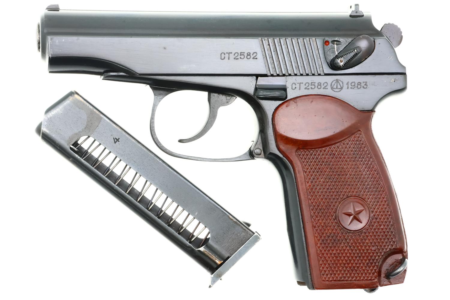 Russian Izhevsk Military Makarov Pistol, dated 1983, CT2582, FB00472