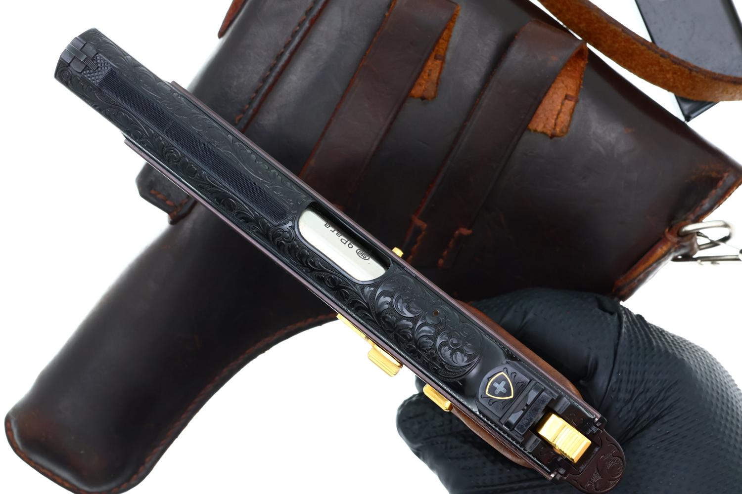 SIG P210 Luxus Arabesque Engraved Pistol, P85982, FB02375 - Image 8