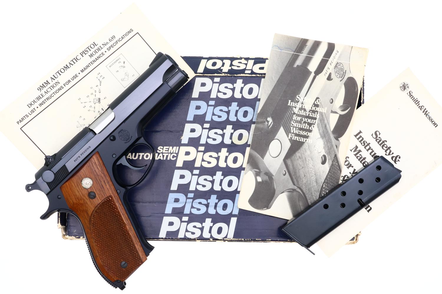 S&W 39, Early No-Dash, Boxed, 60571, FB02363 - Image 3