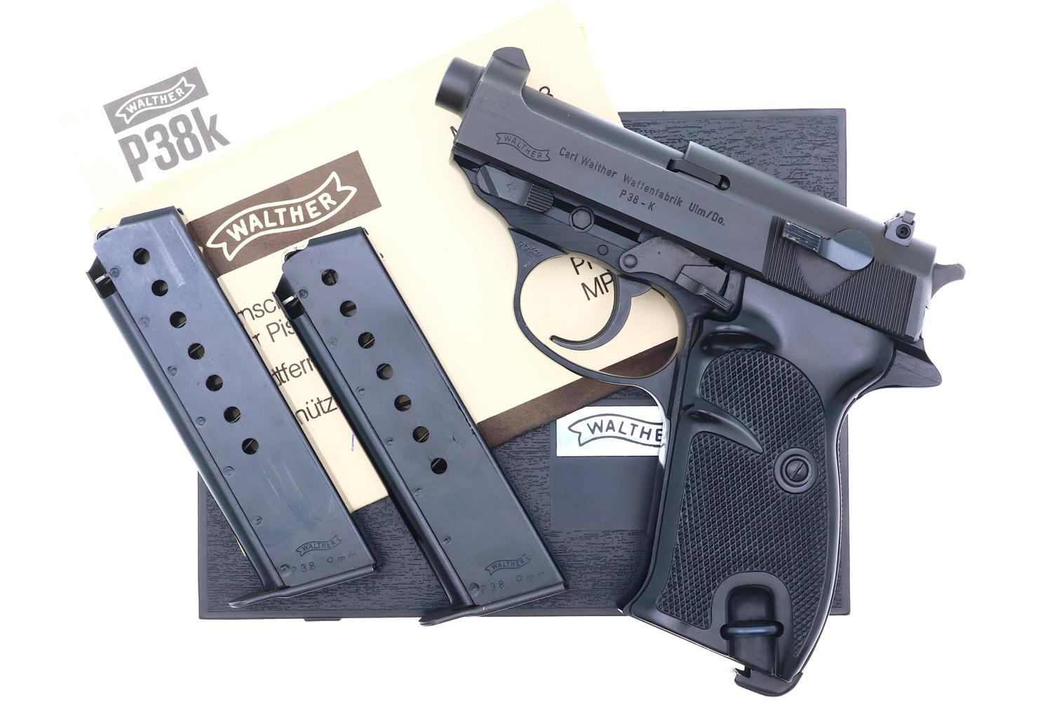 Walther P38-K German Pistol, 9mmP, in Original Box, 500674