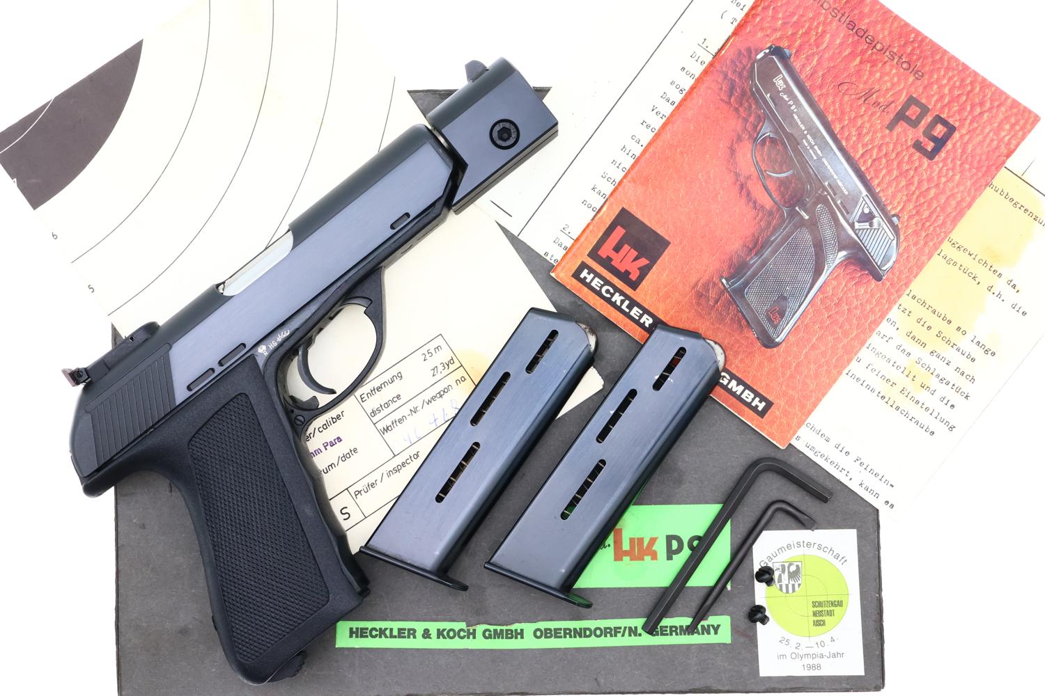 Heckler & Koch HK P9S Sport Model, Oversized Box, Complete, 090468, FB02493-img-2