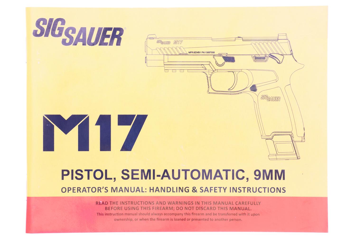 SIG Sauer M17 Military Pistol Employee Edition, NEW, M17E0279, FB02543-img-14