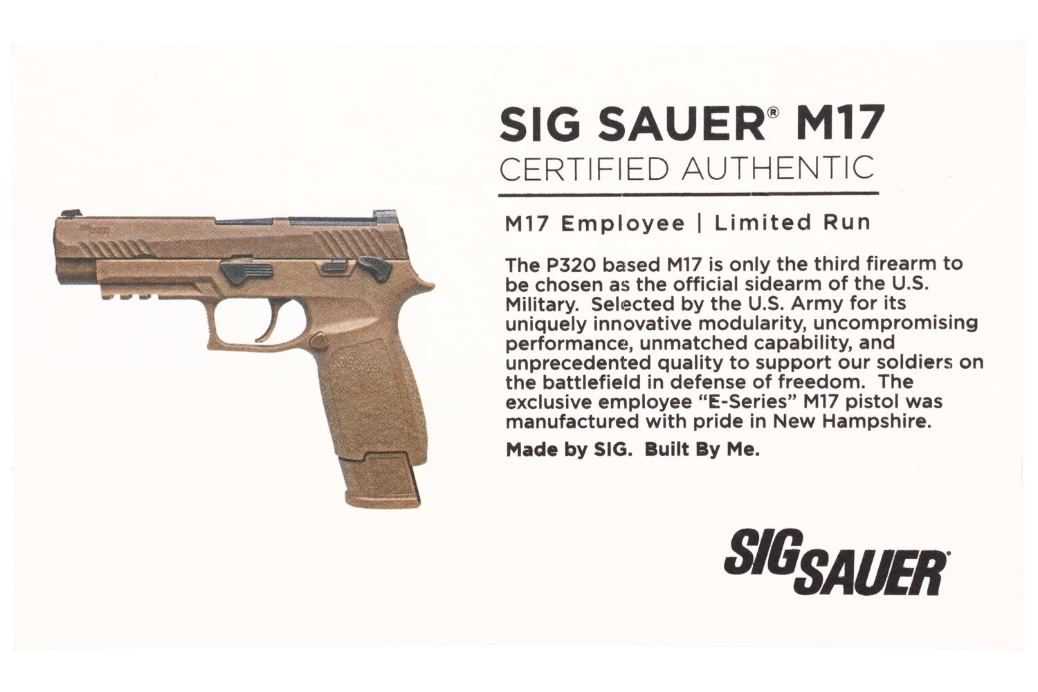 SIG Sauer M17 Military Pistol Employee Edition, NEW, M17E0279, FB02543-img-26