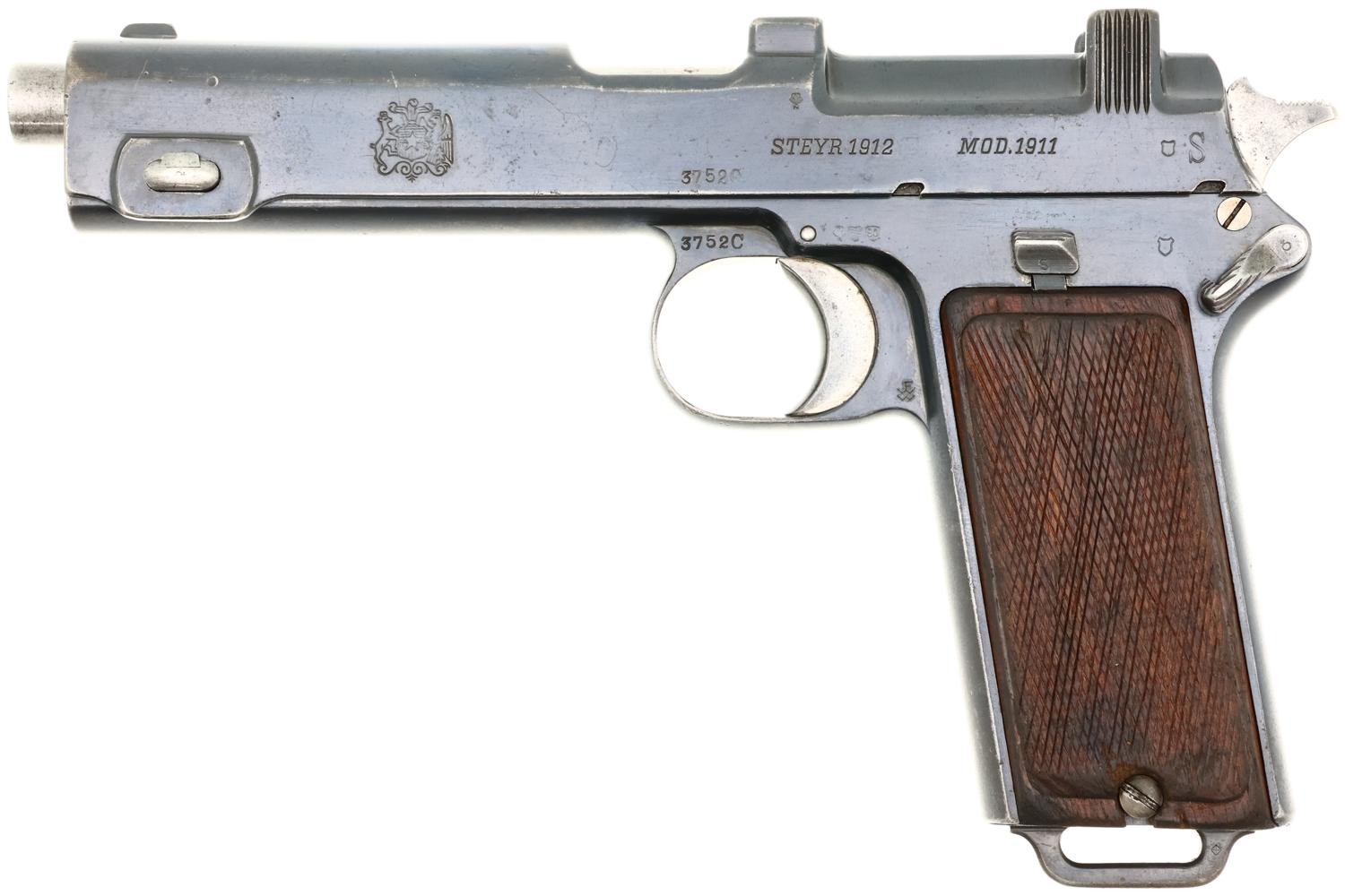 Steyr 1911, Chilean Military Contract, 9mm Steyr, 3752C, FB02456-img-0
