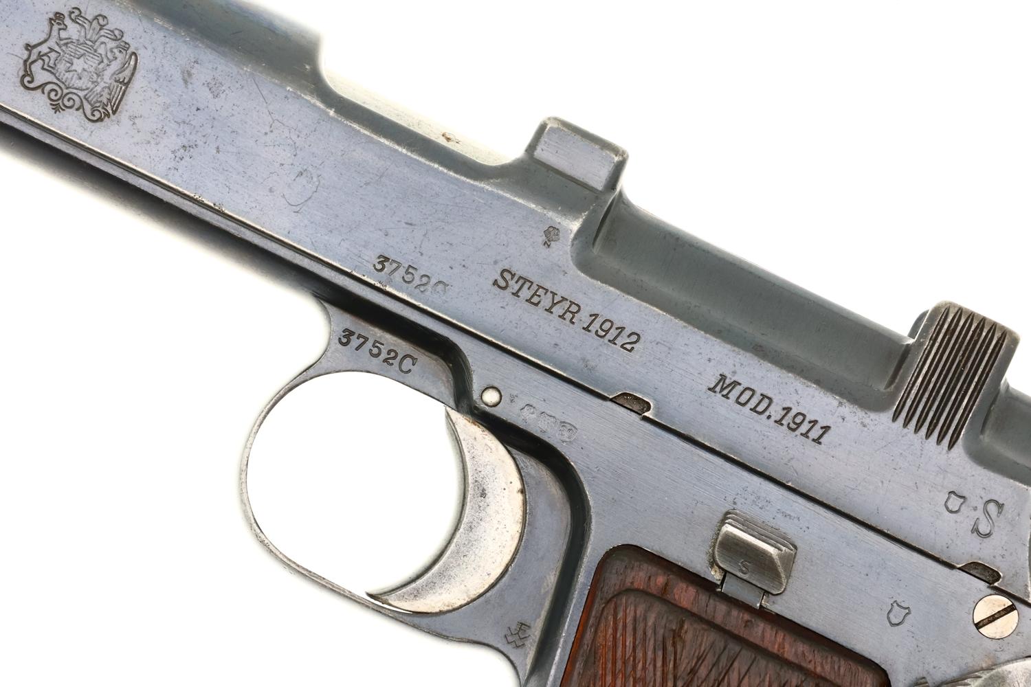 Steyr 1911, Chilean Military Contract, 9mm Steyr, 3752C, FB02456-img-1